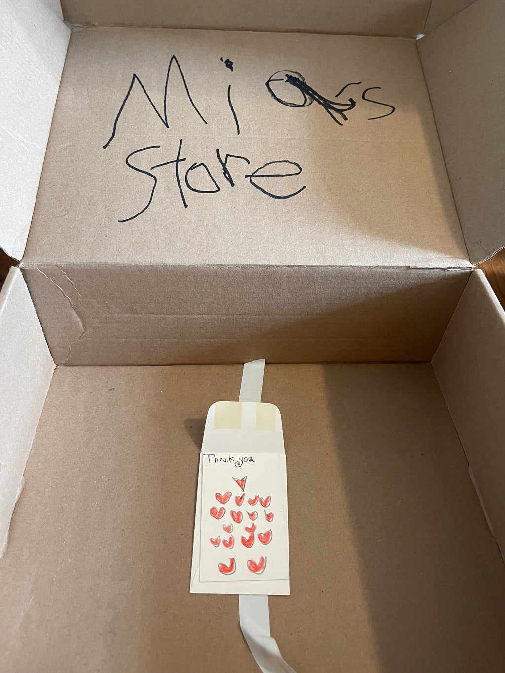 Thank You Hearts Card